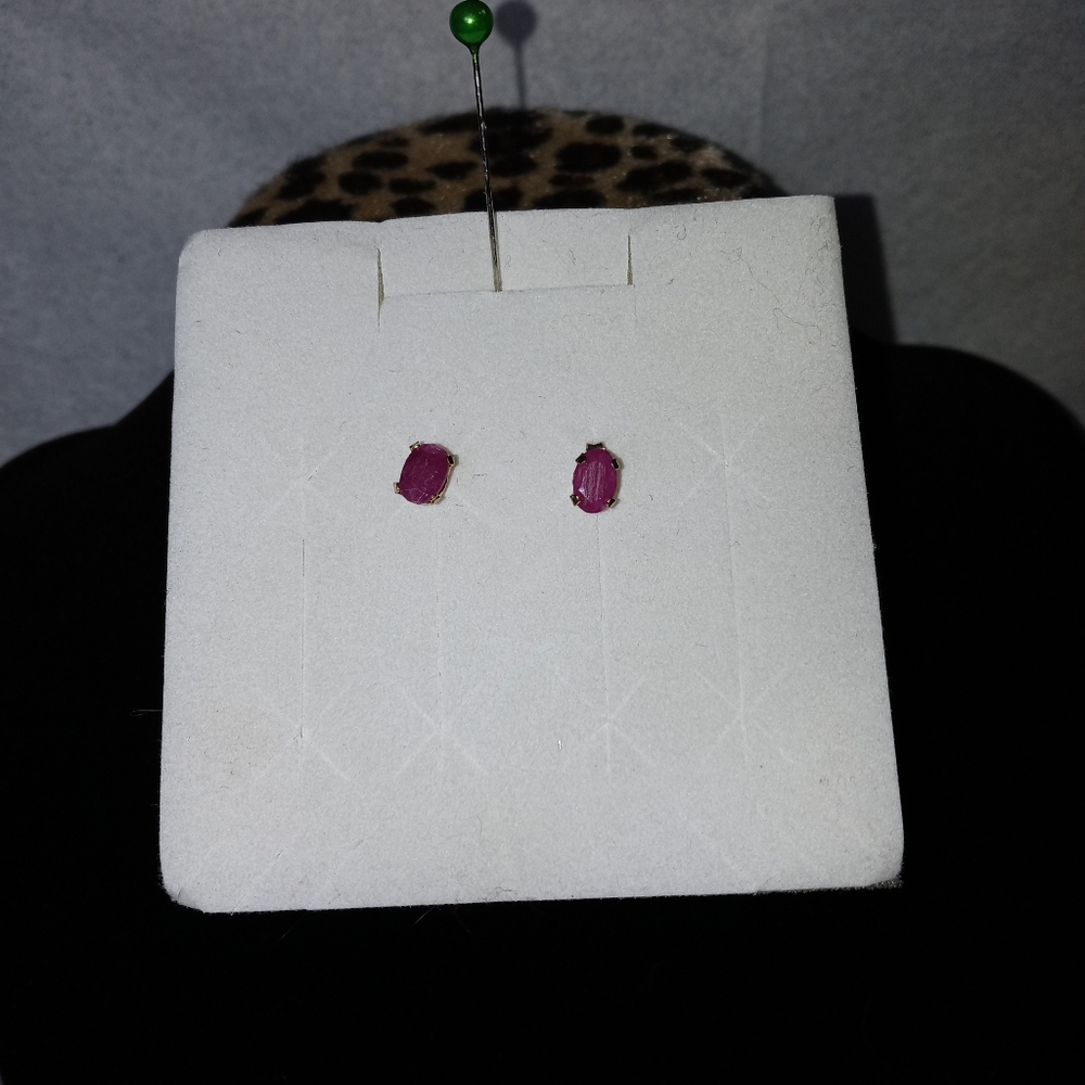 Ruby Stud Earrings! - image 1